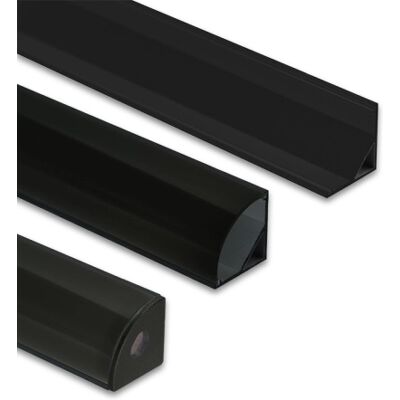 Rohový hliníkový profil černý McLED RS2 16x16mm s černým diruzorem 1m ML-761.312.43.1 Rohový hliníkový profil černý McLED RS2 16x16mm s černým diruzorem 1m ML-761.312.43.1