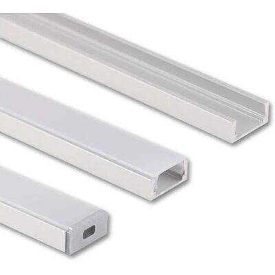 Přisazený hliníkový profil PG2 16x8mm včetně mléčného difuzoru 2m McLED ML-761.001.74.2 Přisazený hliníkový profil PG2 16x8mm včetně mléčného difuzoru 2m McLED ML-761.001.74.2