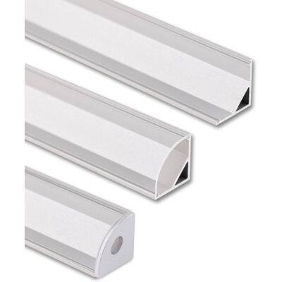 Rohový hliníkový profil McLED RS2 16x16mm s čirým difuzorem 1m ML-761.040.74.1 Rohový hliníkový profil McLED RS2 16x16mm s čirým difuzorem 1m ML-761.040.74.1
