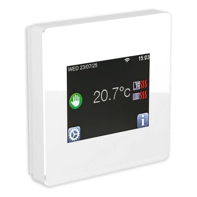 Termostat podlahový dotykový Fenix TFT WiFi RF-modul 4200145 bílý Termostat podlahový dotykový Fenix TFT WiFi RF-modul 4200145 bílý