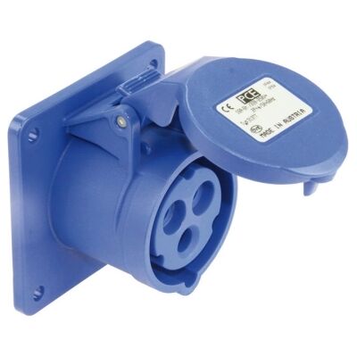 Zásuvka vestavná PCE 3P 16A/230V IP44 313-6TT Zásuvka vestavná PCE 3P 16A/230V IP44 313-6TT