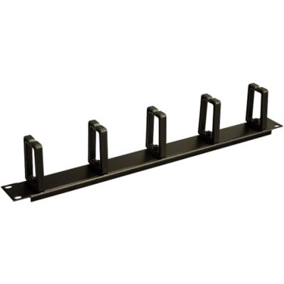 Vyvazovací panel jednostranný 1U 19" plastová oka 30x55mm Solarix VP-05-1-PO-B Vyvazovací panel jednostranný 1U 19" plastová oka 30x55mm Solarix VP-05-1-PO-B