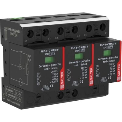 SALTEK Svodič přepětí FLP-B+C MAXI VS/3 (TN-C) SALTEK Svodič přepětí FLP-B+C MAXI VS/3 (TN-C)