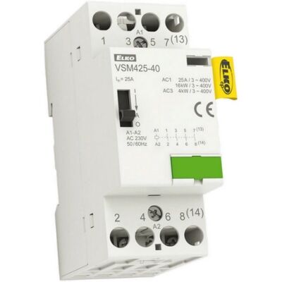 Instalační stykač Elko EP VSM425-40 4x25A 230V s manuálním ovládáním 209970700065 Instalační stykač Elko EP VSM425-40 4x25A 230V s manuálním ovládáním 209970700065
