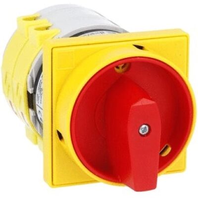 Vačkový spínač LOVATO GN6310U65 63A/3P červená páčka 0/1 Vačkový spínač LOVATO GN6310U65 63A/3P červená páčka 0/1