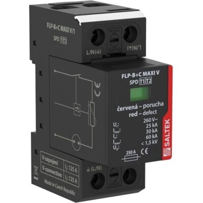 SALTEK Svodič přepětí FLP-B+C MAXI V/1 SALTEK Svodič přepětí FLP-B+C MAXI V/1
