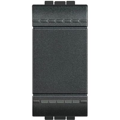 Bticino Living.Light vypínač č.6 antracit L4003A 1modul Bticino Living.Light vypínač č.6 antracit L4003A 1modul