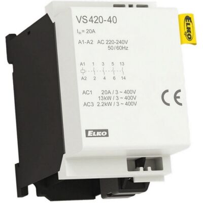 Instalační stykač Elko EP VS420-40 4x20A 230V 209970700015 Instalační stykač Elko EP VS420-40 4x20A 230V 209970700015
