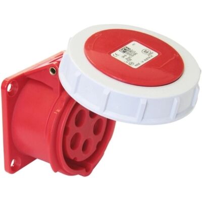 Zásuvka vestavná PCE 3252-6 32A/5P/400V IP67 Zásuvka vestavná PCE 3252-6 32A/5P/400V IP67