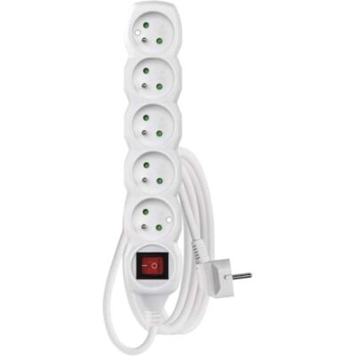 Prodlužovací kabel EMOS 3m/5zásuvek s vypínačem bílá P1513 1902150300 Prodlužovací kabel EMOS 3m/5zásuvek s vypínačem bílá P1513 1902150300