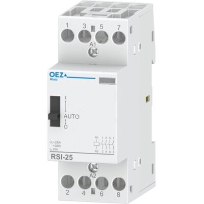 Instalační stykač OEZ RSI-25-40-X230-M AC/DC s manuálním ovládáním Instalační stykač OEZ RSI-25-40-X230-M AC/DC s manuálním ovládáním