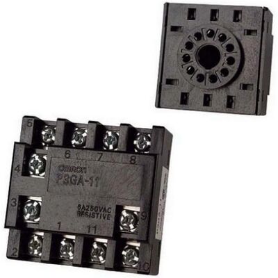 Omron P3GA-11 Zásuvka - Kompatibilní s H3CR-A, H3CR-F, H3CR-H Omron P3GA-11 Zásuvka - Kompatibilní s H3CR-A, H3CR-F, H3CR-H