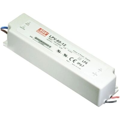 Napájecí zdroj MEAN WELL pro LED 12VDC 60W LPV-60-12 Napájecí zdroj MEAN WELL pro LED 12VDC 60W LPV-60-12