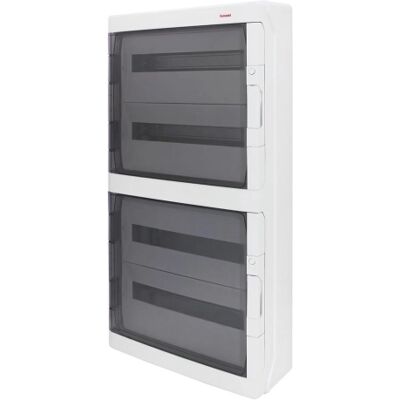 Rozvodnice na omítku Famatel průhledné dveře 72M IP65 39072 Rozvodnice na omítku Famatel průhledné dveře 72M IP65 39072
