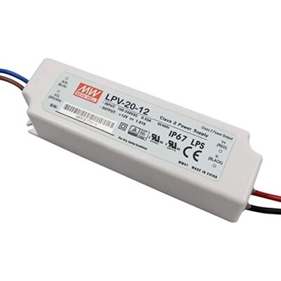 Napájecí zdroj MEAN WELL pro LED 12VDC 20W LPV-20-12 Napájecí zdroj MEAN WELL pro LED 12VDC 20W LPV-20-12