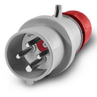 Vidlice SCAME 32A/4P 400V IP44 OPTIMA 213.3236RV se změnou fáze Vidlice SCAME 32A/4P 400V IP44 OPTIMA 213.3236RV se změnou fáze