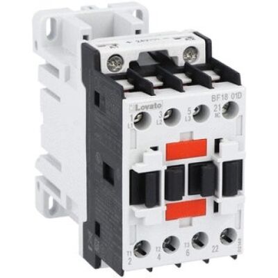 Stykač 3P+1V 18A(AC3) 24VDC LOVATO BF1801D024 Stykač 3P+1V 18A(AC3) 24VDC LOVATO BF1801D024