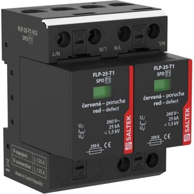 SALTEK Svodič přepětí FLP-25-T1-V/2 (TN-S) SALTEK Svodič přepětí FLP-25-T1-V/2 (TN-S)