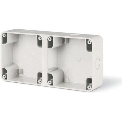 SCAME 137102 Nástěnná Skříňka - 95x190 mm, 2 Moduly - Elektrická Nástěnná Skříňka SCAME 137102 Nástěnná Skříňka - 95x190 mm, 2 Moduly - Elektrická Nástěnná Skříňka