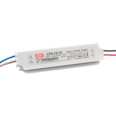 Napájecí zdroj MEAN WELL pro LED 12VDC 18W LPH-18-12 Napájecí zdroj MEAN WELL pro LED 12VDC 18W LPH-18-12