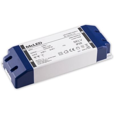 Nábytkový LED napájecí zdroj McLED 12VDC 100W 8,3A ML-732.074.11.0 Nábytkový LED napájecí zdroj McLED 12VDC 100W 8,3A ML-732.074.11.0