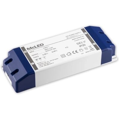 Nábytkový LED napájecí zdroj McLED 24VDC 100W 4,16A ML-732.074.11.1 Nábytkový LED napájecí zdroj McLED 24VDC 100W 4,16A ML-732.074.11.1