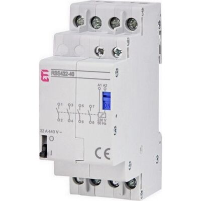 Impulzní relé (bistabilní spínač) ETI RBS432-40-230V AC 4NO 32A 002464126 Impulzní relé (bistabilní spínač) ETI RBS432-40-230V AC 4NO 32A 002464126