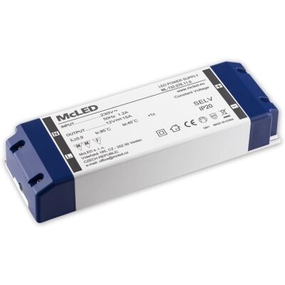 Nábytkový LED napájecí zdroj McLED 12VDC 180W 15A ML-732.076.11.0 Nábytkový LED napájecí zdroj McLED 12VDC 180W 15A ML-732.076.11.0
