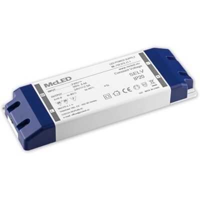 Nábytkový LED napájecí zdroj McLED 24VDC 60W 2,5A ML-732.072.11.1 Nábytkový LED napájecí zdroj McLED 24VDC 60W 2,5A ML-732.072.11.1