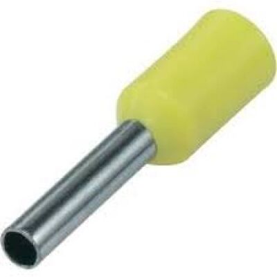 Technik Lisovací dutinky žluté DI 1,0-8 průřez 1mm2 délka 8mm (500ks) Technik Lisovací dutinky žluté DI 1,0-8 průřez 1mm2 délka 8mm (500ks)