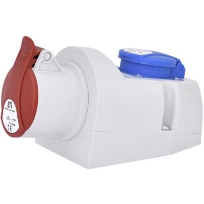 Zásuvka kombinovaná ETI EZCZ 3253 32A/400V/5p/230V/16A IP44 004482057 Zásuvka kombinovaná ETI EZCZ 3253 32A/400V/5p/230V/16A IP44 004482057