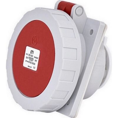 Zásuvka vestavná ETI EEH 3253 32A/400V/5P IP67 004482087 Zásuvka vestavná ETI EEH 3253 32A/400V/5P IP67 004482087