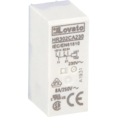 Lovato MINIATUR. RELE 2CO 10A 230VAC HR302CA230 Lovato MINIATUR. RELE 2CO 10A 230VAC HR302CA230
