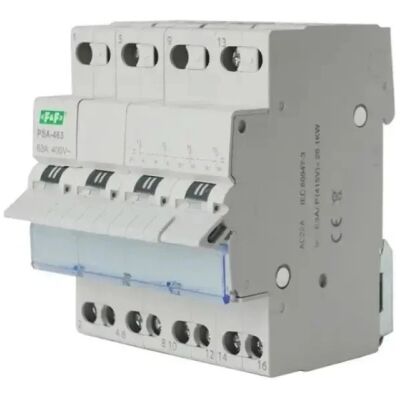 Instalační přepínač sítí F&F PSA-463 4pól 63A I-0-II Instalační přepínač sítí F&F PSA-463 4pól 63A I-0-II