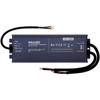 LED napájecí zdroj McLED 24VDC 16,67A 400W ML-732.111.39.1 LED napájecí zdroj McLED 24VDC 16,67A 400W ML-732.111.39.1