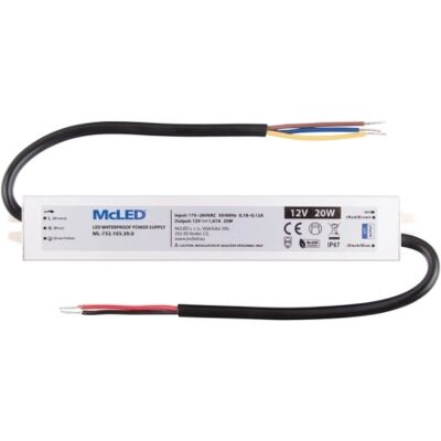 LED napájecí zdroj McLED 12VDC 1,67A 20W ML-732.103.39.0 LED napájecí zdroj McLED 12VDC 1,67A 20W ML-732.103.39.0