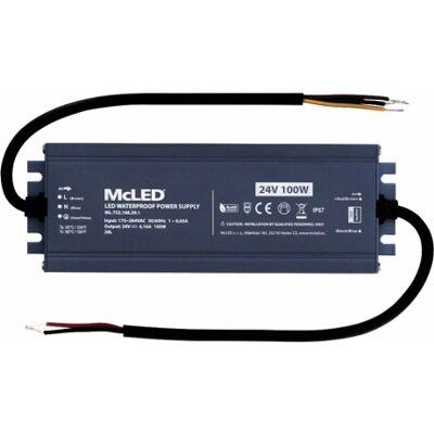LED napájecí zdroj McLED 24VDC 4,16A 100W ML-732.106.39.1 LED napájecí zdroj McLED 24VDC 4,16A 100W ML-732.106.39.1