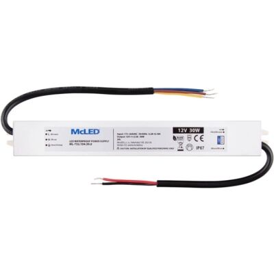 LED napájecí zdroj McLED 12VDC 2,5A 30W ML-732.104.39.0 LED napájecí zdroj McLED 12VDC 2,5A 30W ML-732.104.39.0