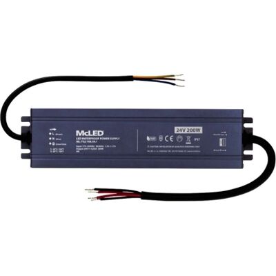 LED napájecí zdroj McLED 24VDC 8,33A 200W ML-732.108.39.1 LED napájecí zdroj McLED 24VDC 8,33A 200W ML-732.108.39.1