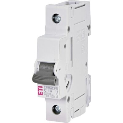 Jistič ETI ETIMAT P10 1p C16 16A 10kA 001901030 Jistič ETI ETIMAT P10 1p C16 16A 10kA 001901030