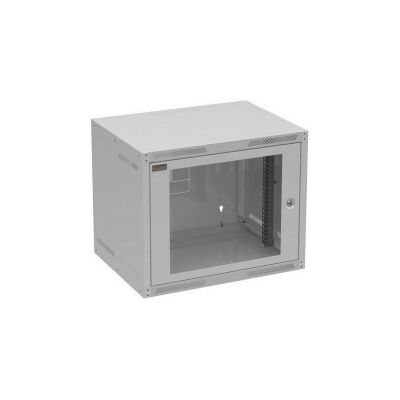 Nástěnný datový rozvaděč 19" výška 9U (497mm) H=450mm Š=600mm šedý Solarix GrandN-9U-645-11-G Nástěnný datový rozvaděč 19" výška 9U (497mm) H=450mm Š=600mm šedý Solarix GrandN-9U-645-11-G