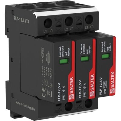 SALTEK Svodič přepětí FLP-12,5 V/3 SALTEK Svodič přepětí FLP-12,5 V/3