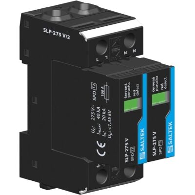 SALTEK Svodič přepětí SLP-275 V/2 (TN-S) SALTEK Svodič přepětí SLP-275 V/2 (TN-S)