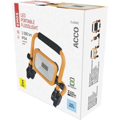 Přenosný nabíjecí LED reflektor 10W EMOS ACCO ZS2812 Přenosný nabíjecí LED reflektor 10W EMOS ACCO ZS2812