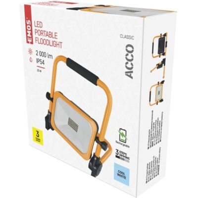 Přenosný nabíjecí LED reflektor 20W EMOS ACCO ZS2822 Přenosný nabíjecí LED reflektor 20W EMOS ACCO ZS2822