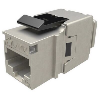 Konektor keystone Solarix SXKJ-10G-STP-BK-NA CAT6A STP RJ45 lisovací Konektor keystone Solarix SXKJ-10G-STP-BK-NA CAT6A STP RJ45 lisovací