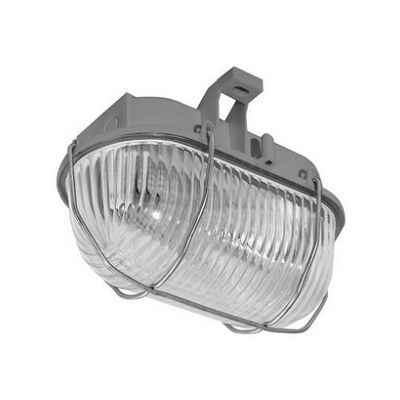 Svítidlo Panlux OVAL SOK-60/S 60W E27 šedá IP44 Svítidlo Panlux OVAL SOK-60/S 60W E27 šedá IP44