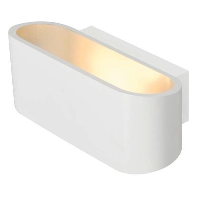 SLV Bílá R7s Nástěnná Lampa - Nástěnné Svítidlo, Hliník, 100W Max, Oválný Design SLV Bílá R7s Nástěnná Lampa - Nástěnné Svítidlo, Hliník, 100W Max, Oválný Design