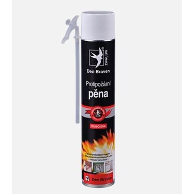 Den Braven protipožární pěna trubičková 750ml červená 40311RP Den Braven protipožární pěna trubičková 750ml červená 40311RP
