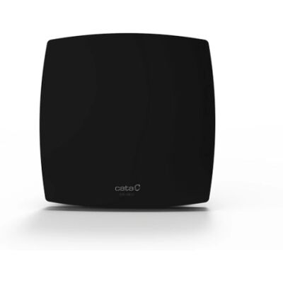 Axiální koupelnový ventilátor CATA DX NEO 10 s časovým doběhem černý Axiální koupelnový ventilátor CATA DX NEO 10 s časovým doběhem černý
